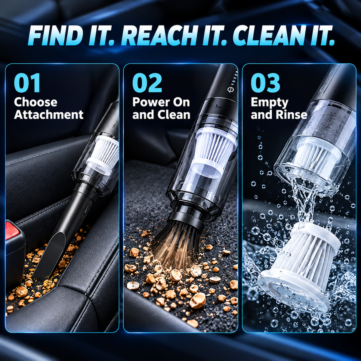 ⏳ LAST DAY: Save 60% 🔥 4-in-1 Cordless Vacuum — Vacuum, Blow, Inflate & Extract