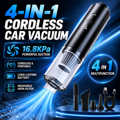 ⏳ LAST DAY: Save 60% 🔥 4-in-1 Cordless Vacuum — Vacuum, Blow, Inflate & Extract