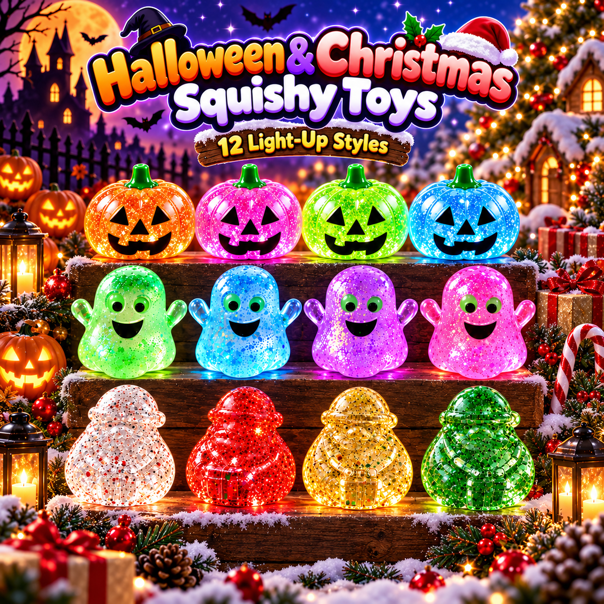 🎃👻🎅 Holiday Character Squishy Toys✨