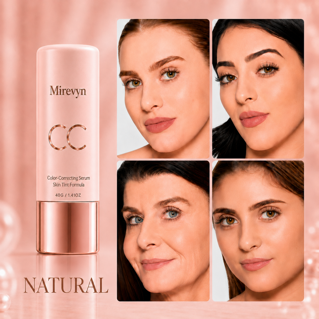 Covers redness — without the cakey foundation look.
