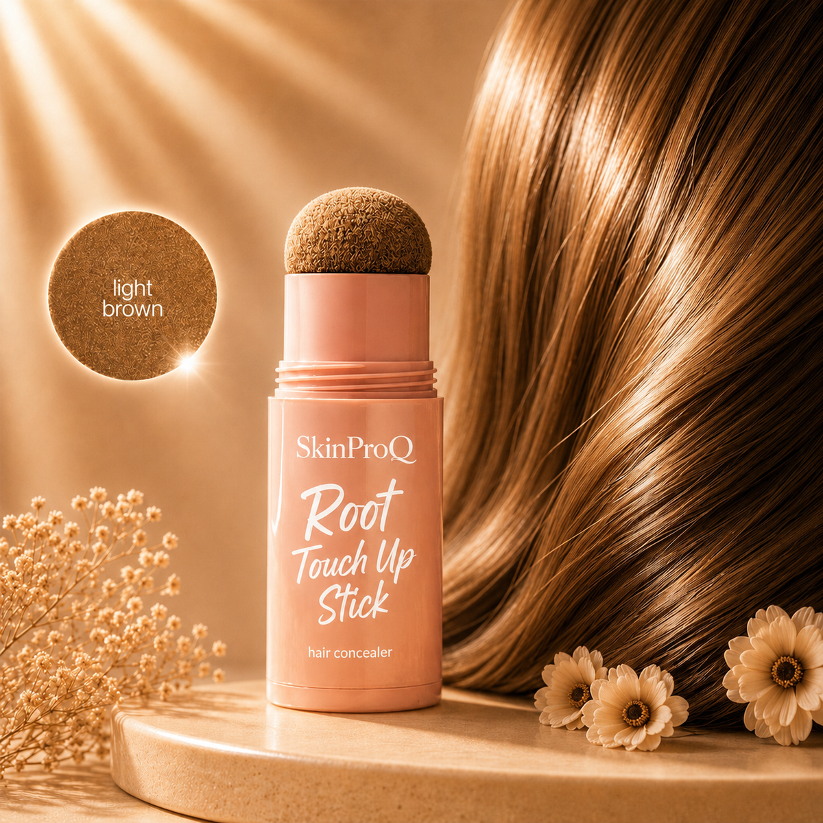 🌱Root Touch-Up Stick – Instant Gray & Scalp Coverage🌱
