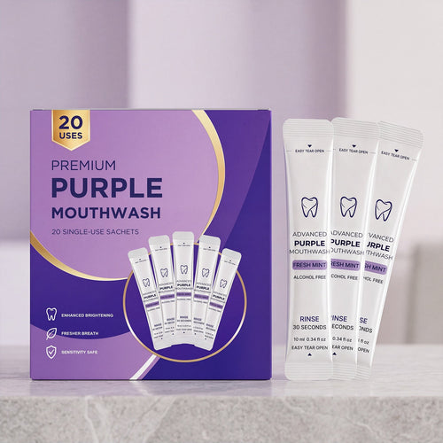 Purple Mouthwash Purple colour correction