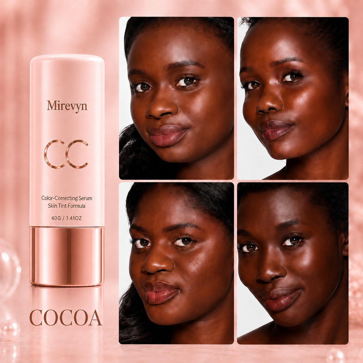 Covers redness — without the cakey foundation look.