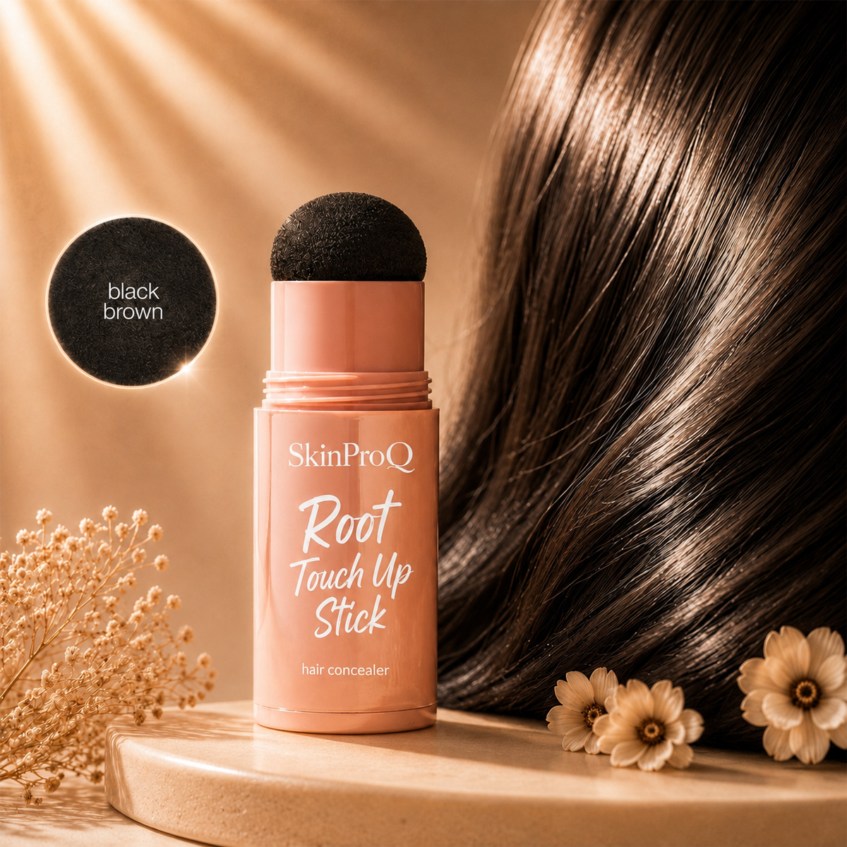 🌱Root Touch-Up Stick – Instant Gray & Scalp Coverage🌱