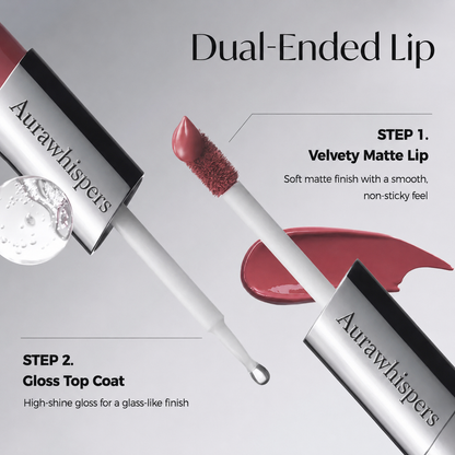 Dual-Tone Dual-Ended Liquid Lipstick, Matte & Gloss Two-Tip Lip Color