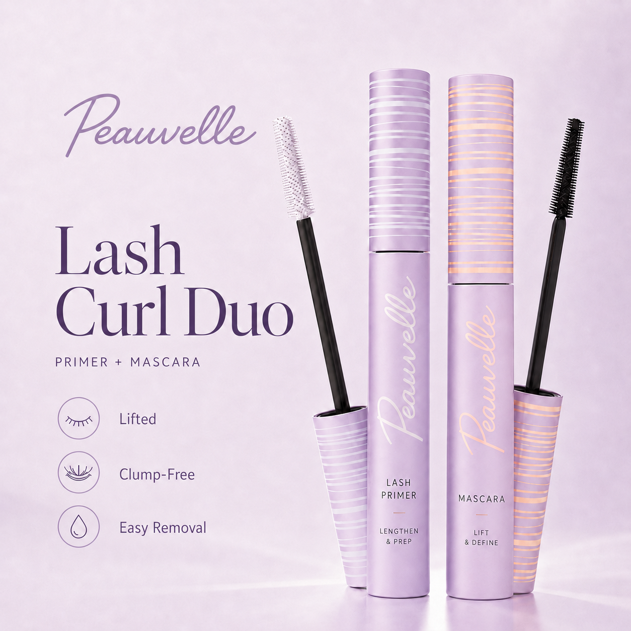 Smudge-Proof Tubing Mascara & Lash Primer Duo