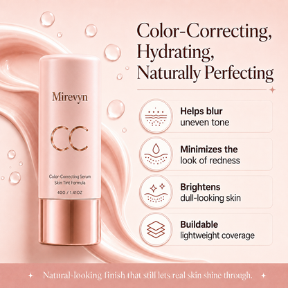Covers redness — without the cakey foundation look.