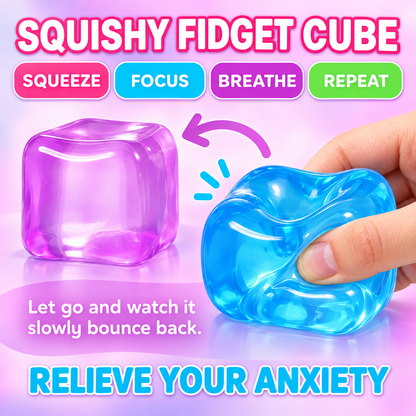 🔥🔥🔥 Stress Relief Jelly Squishy Cubes