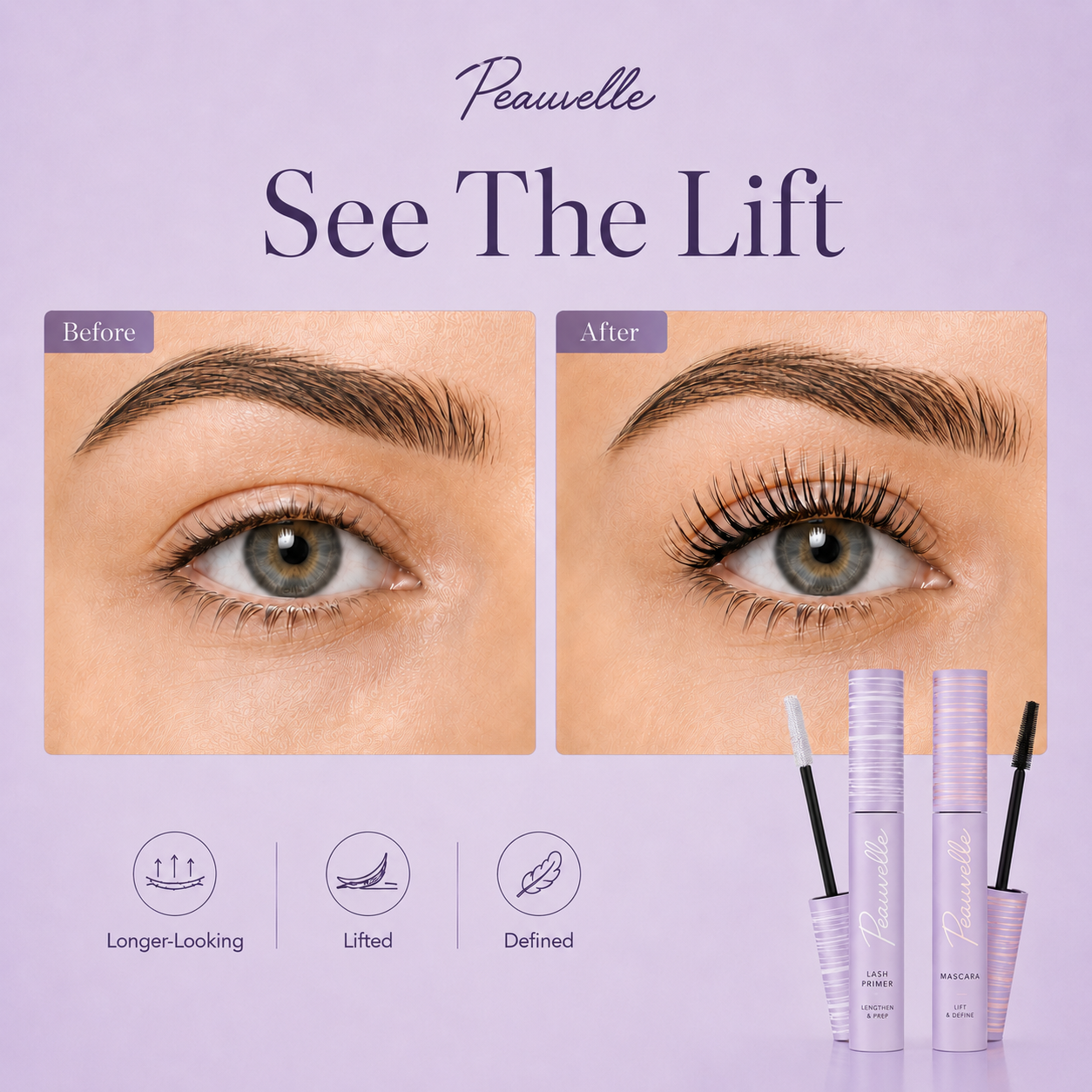 Smudge-Proof Tubing Mascara & Lash Primer Duo