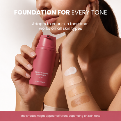 🥳💞50K+ SOLD! 💥Last Day 57% OFF 🔥Color Changing Foundation
