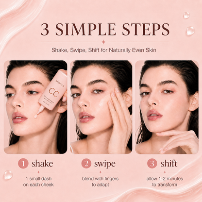 Covers redness — without the cakey foundation look.