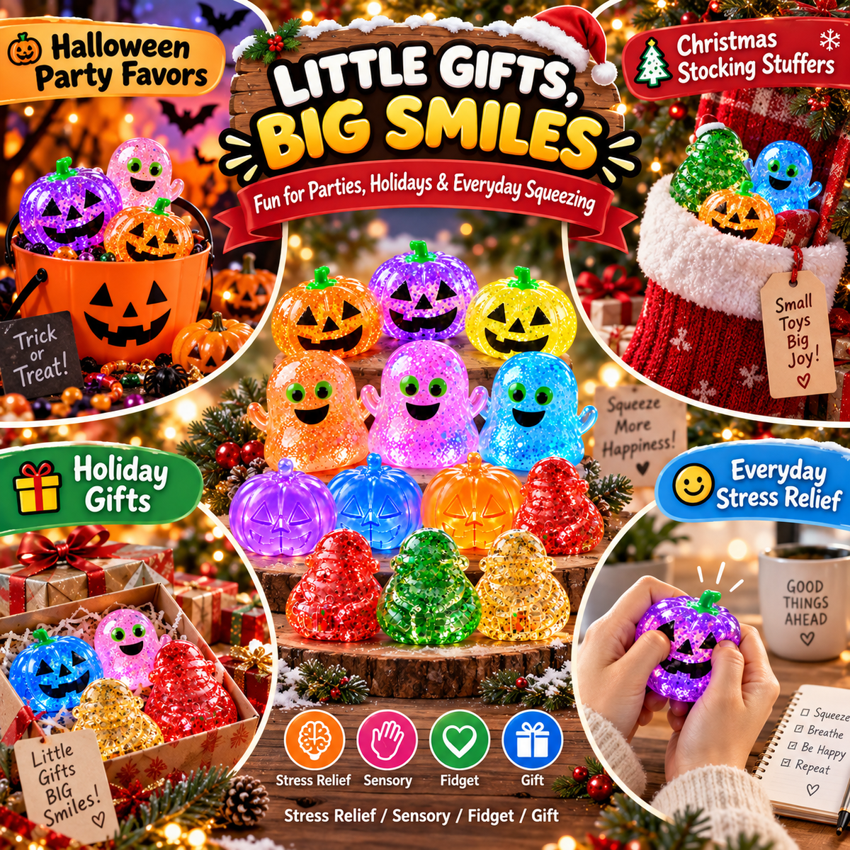 🔥🔥🔥🎃Halloween Christmas Squeeze Toy