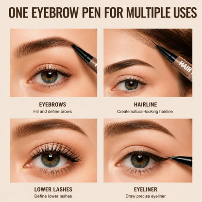 Buy 1 Get 1 Free🔥Waterproof Hair-Like Brow Pen – Smudge-Proof, Long-Lasting Natural Eyebrow Pencil