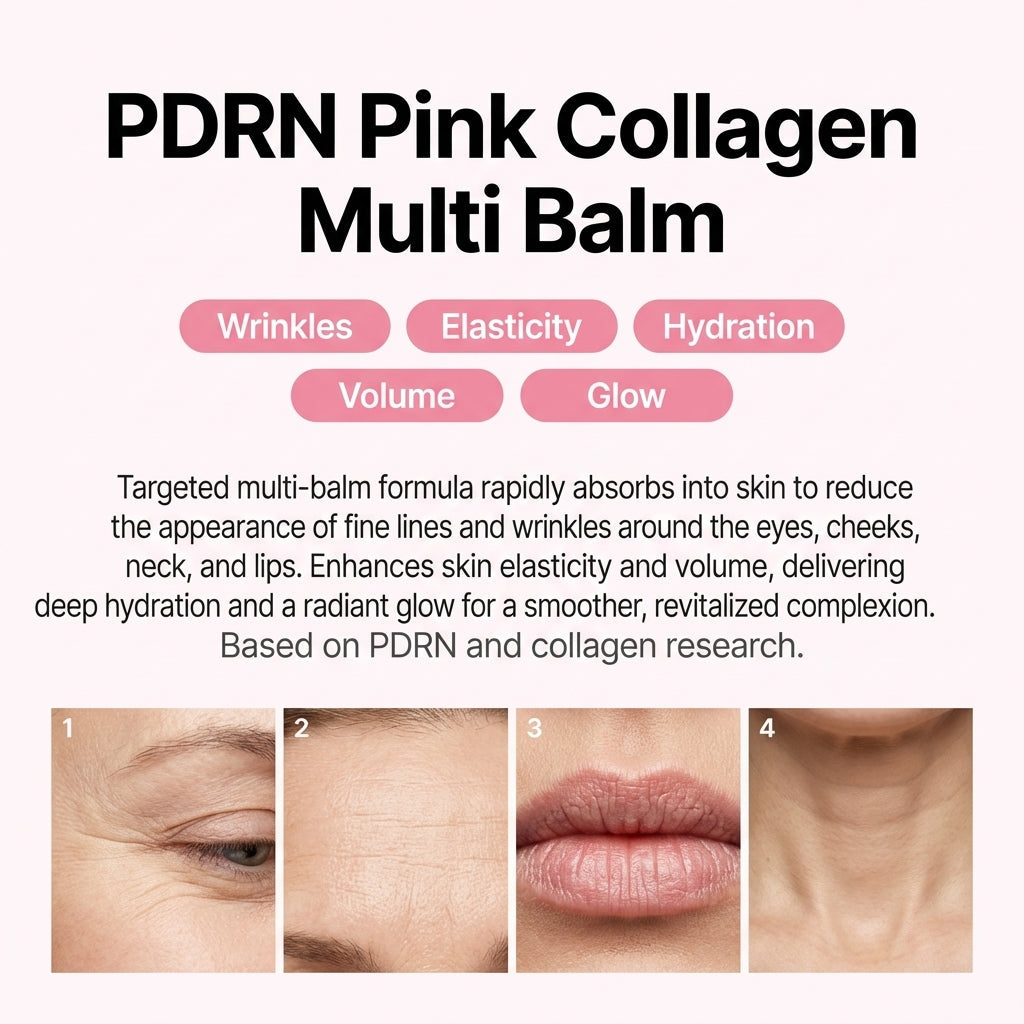 Pink Collagen Plumping Multi Balm – Firm, Smooth & Youthful Skin