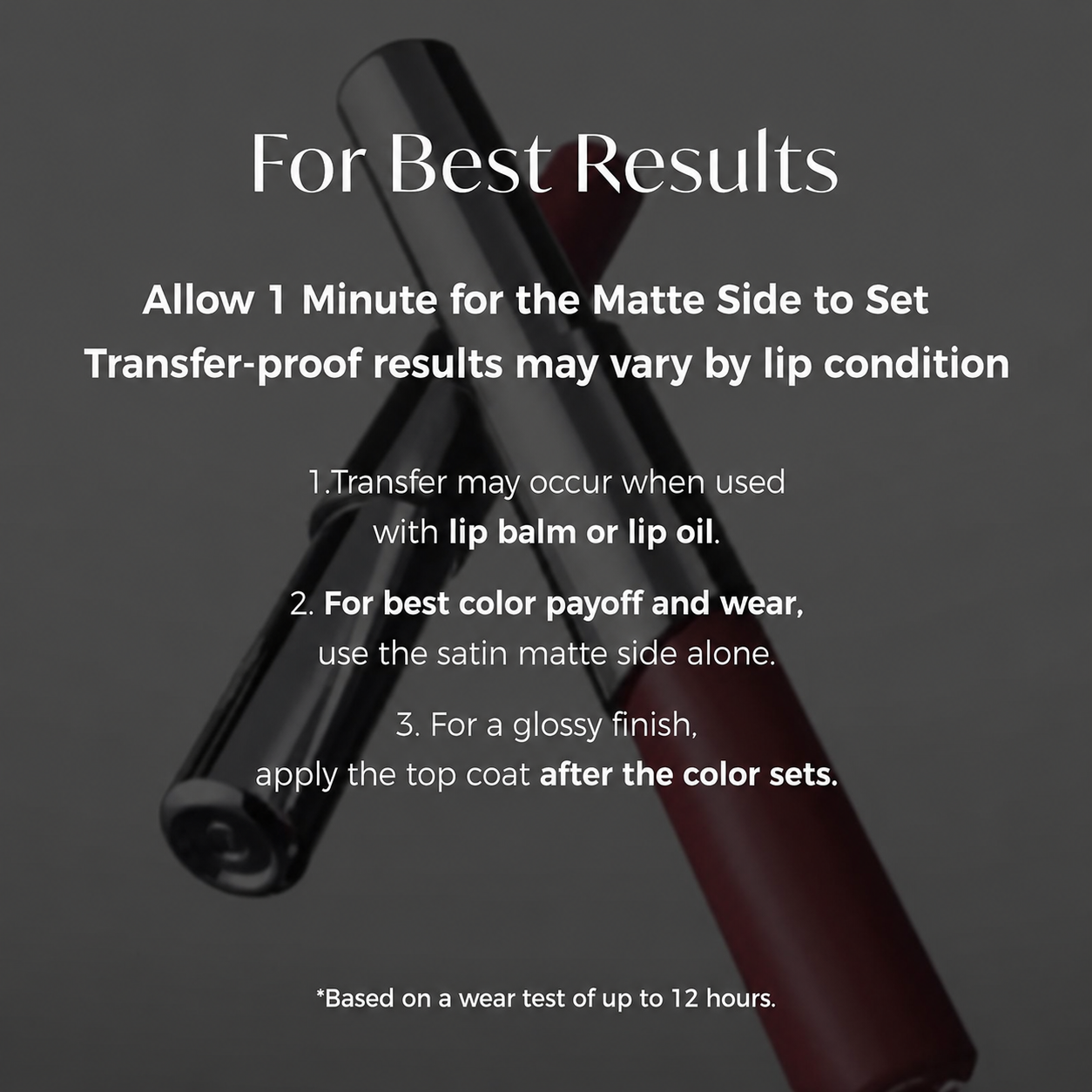 Dual-Tone Dual-Ended Liquid Lipstick, Matte & Gloss Two-Tip Lip Color