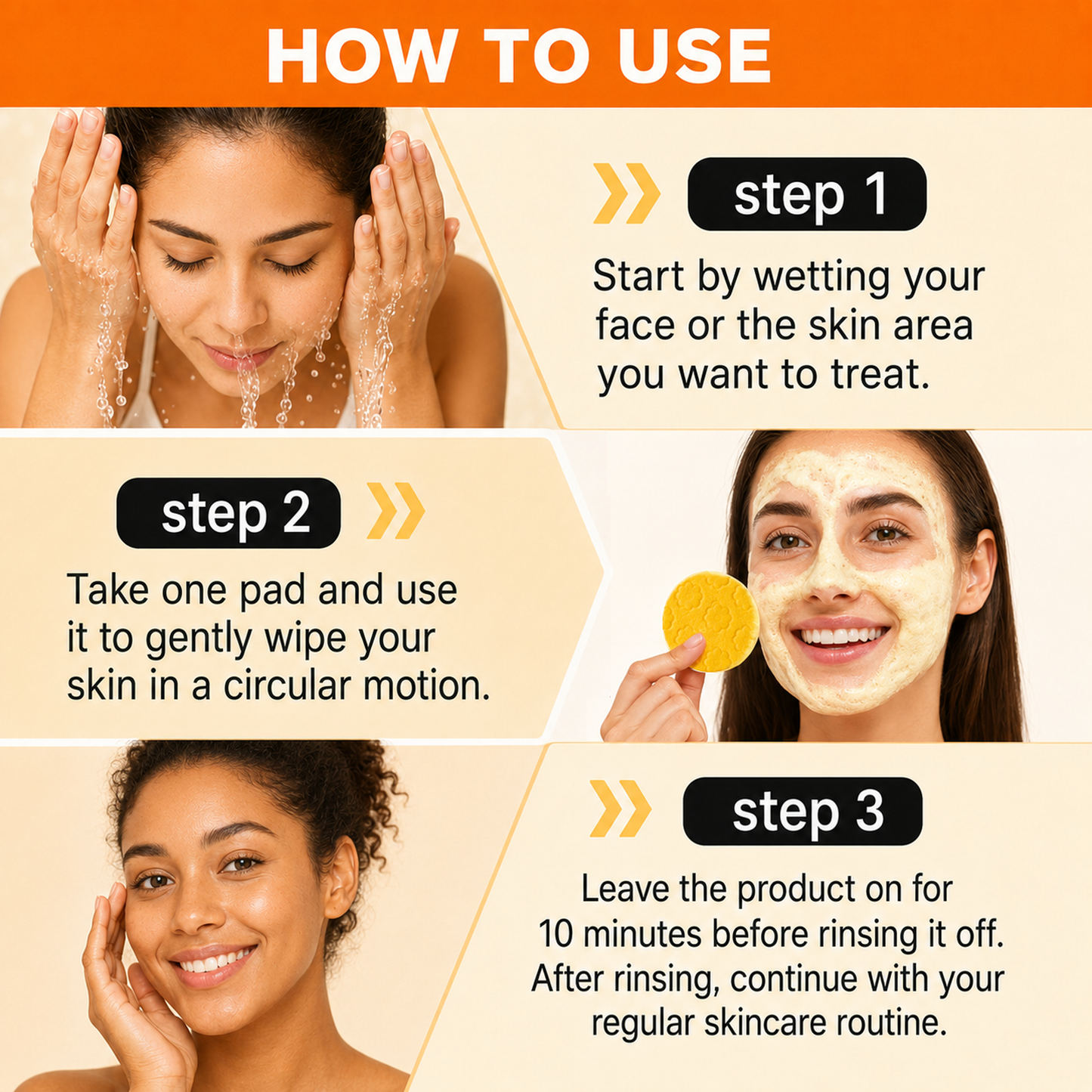 🔥Last Day 68% OFF-Prionne Turmeric Kojic Glow Pads